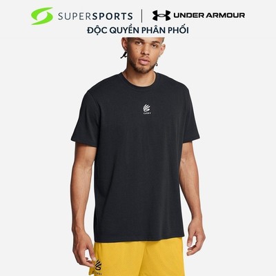 Áo Thun Nam Under Armour Heavyweight Logo - Đen - 1387107-001