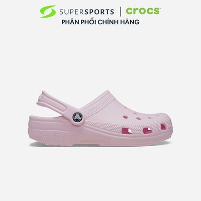 Giày Clog Unisex Crocs Classic - Hồng - 10001-6ZW ADS02 LS100