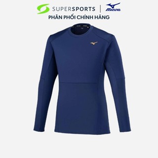  Áo Thun Tay Dài Nam Mizuno Thermal Charge - Xanh Navy  - J2GAB50316 