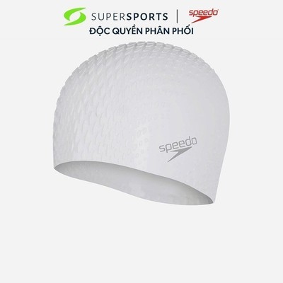 Mũ Bơi Người Lớn Speedo Bubble Active + - Trắng - 8-139540003