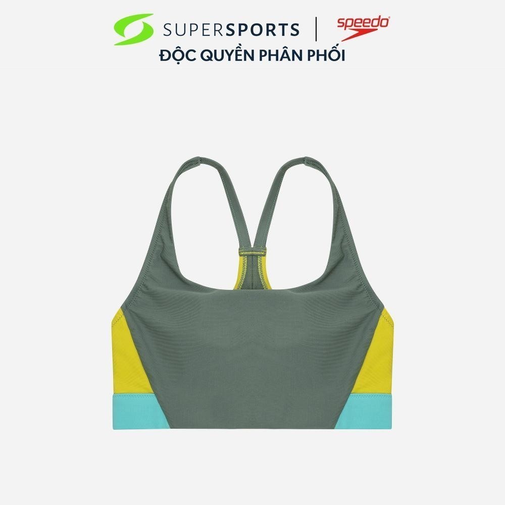 Áo Bơi Nữ Speedo Colourblock - Xanh Lá  - 8-00442216002