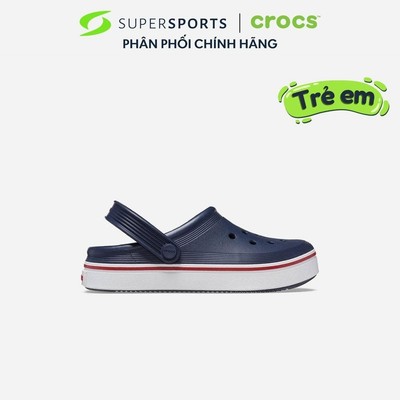 Giày Clog Trẻ Em Crocs Off Court - Xanh Navy - 208479-4CC