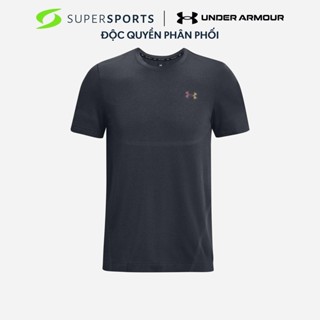 Áo Thun Thể Thao Nam Under Armour RushTM Seamless Legacy - Xám - 1376781-012