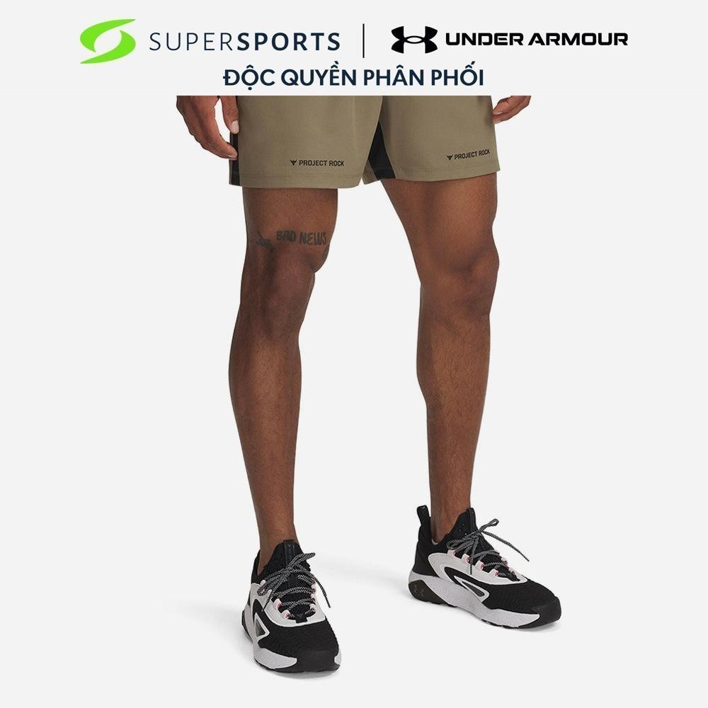 Quần Ngắn Nam Under Armour Project Rock Ultimate 5" - Nâu - 1384217-251