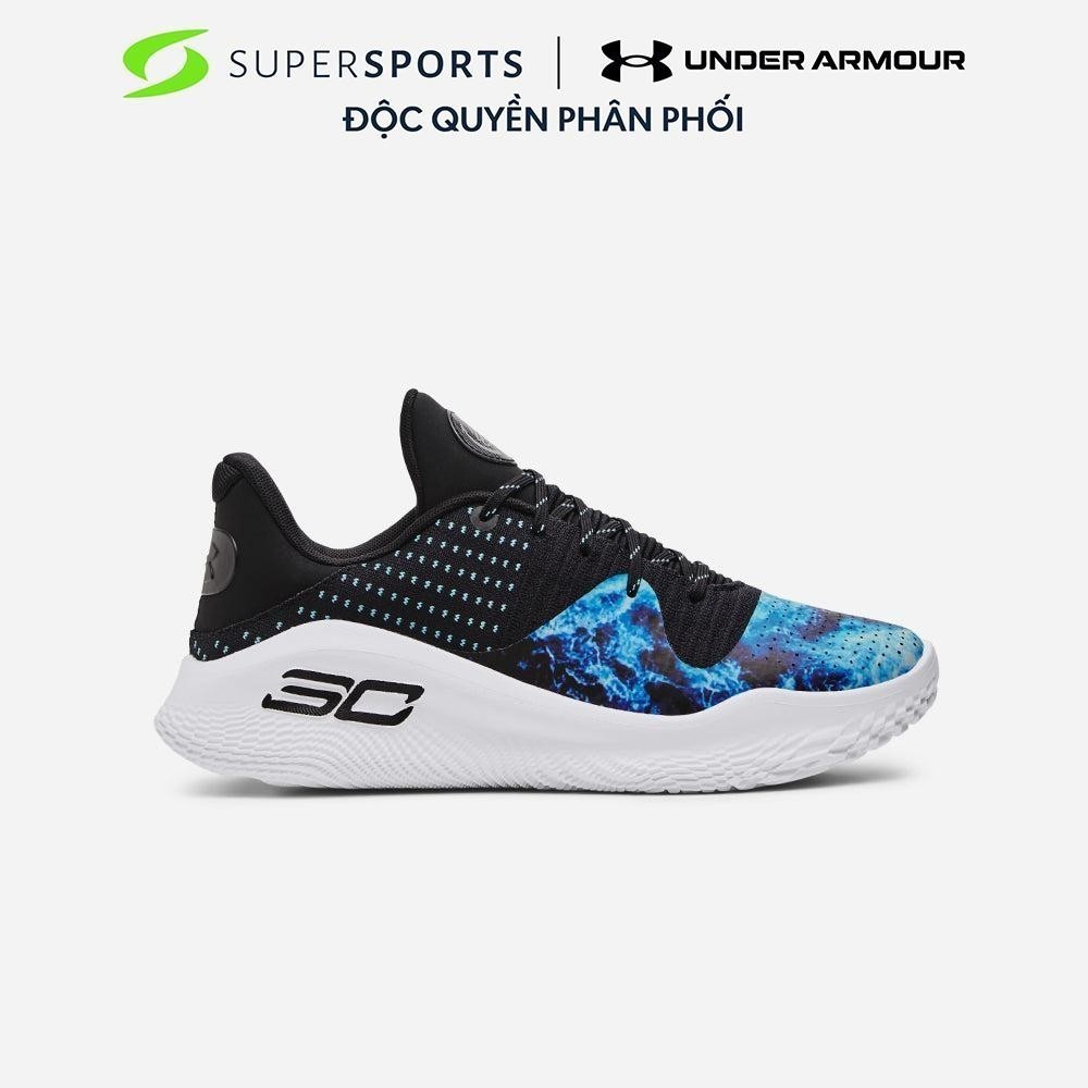Giày Bóng Rổ Unisex Under Armour Curry 4 Low Flotro Dw - Đen  - 3028115-001