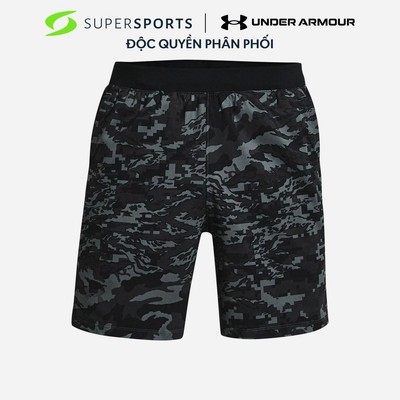 Quần Ngắn Thể Thao Nam Under Armour Launch Run 7" Print - Đen  - 1361495-001