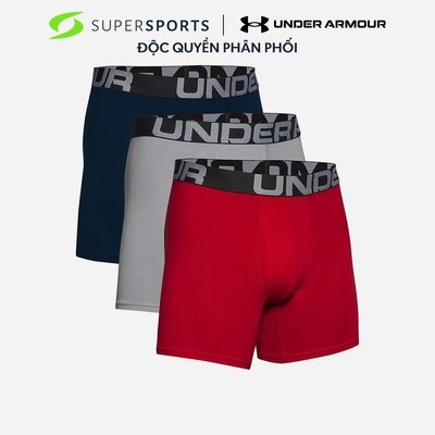 Đồ Lót Nam Under Armour Charged Cotton® 6" Boxerjock® 3 Pack - Nhiều Màu - 1363617-600