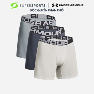  Đồ Lót Nam Under Armour Charged Cotton® 6" Boxerjock® - Xám - 1363617-465 ADS07 