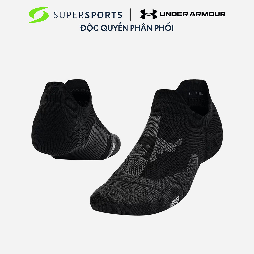 Vớ Thể Thao Under Armour Project Rock Playmaker Ultra Low Tab (1 Đôi) - Đen  - 1370077-001