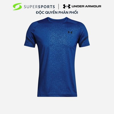 Áo Thun Thể Thao Nam Under Armour Heatgear® 2.0 Emboss - Xanh Dương - 1366064-432
