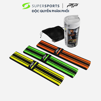 Bộ Băng Tập Đàn Hồi Ptp Multicolor Microband X Stripe Resistance Band (3 Chiếc) - Nhiều Màu - CMB 6 V2