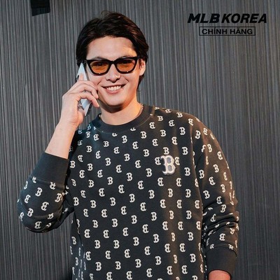 MLB - Áo sweatshirt unisex cổ tròn tay dài Classic Monogram Allover Jacquard_3AMTM0334-43CGS