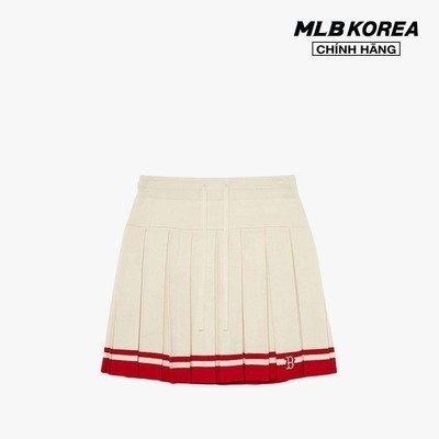 MLB - Chân váy xếp li mini Classic Sports Striped Knit Pleated_3FSKG0236-43CRD