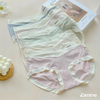 Quần lót bầu cạp chéo L'amme mỏng nhẹ, thoáng mát,co giãn 4 chiều, đáy kháng khuẩn, set 5 quần lót thun lạnh L'amme