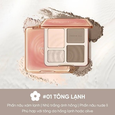 Phấn Bắt Sáng & Tạo Khối Judydoll Highlight & Contour 9G