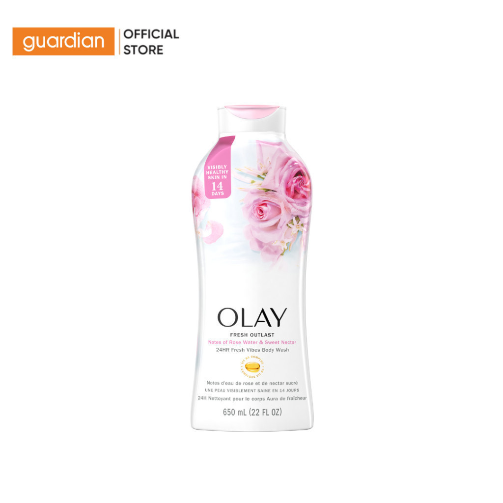 Sữa Tắm Dưỡng Da Olay Mật Hoa Hồng 650Ml