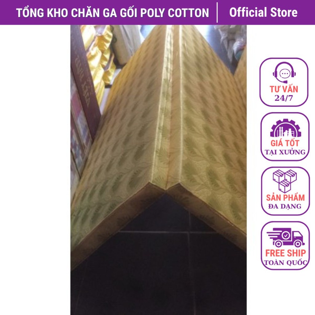 Vỏ áo bọc đệm vải gấm 1m2,1m4,1m5,1m6,1m8,2m(giao mẫu ngẫu nhiên)