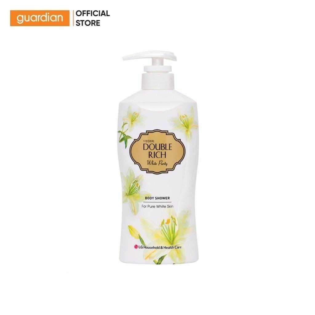 Sữa Tắm Double Rich While Purity Dưỡng Sáng Da Hương Hoa Lily 550G