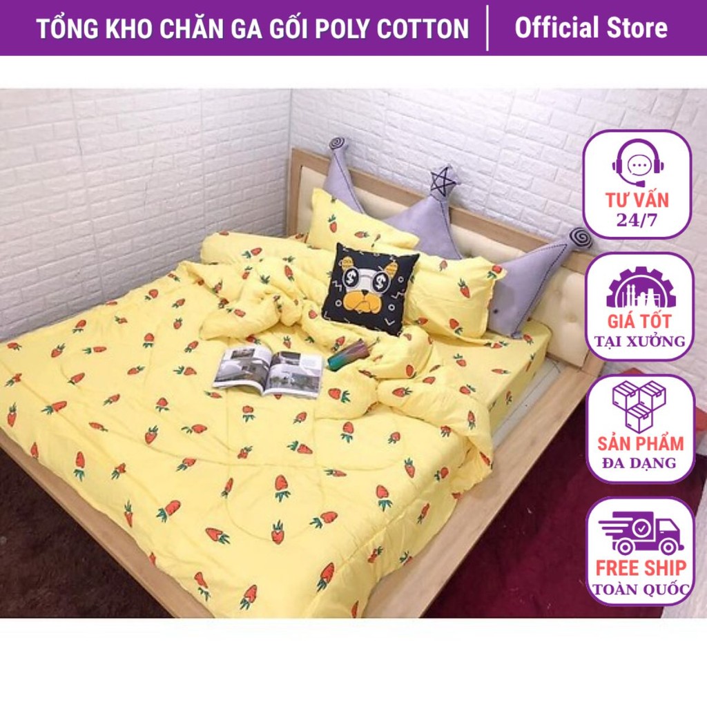 Ga trải giường poly 1m2x2m,1m6x2m,1m8x2m,2mx2m2,ĐƯỢC CHỌN MẪU(không kèm vỏ gối)