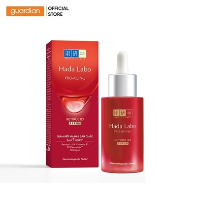 Serum Hỗ Trợ Cải Thiện Lão Hóa Da Hada Labo Pro-Aging Retinol B3 30Ml