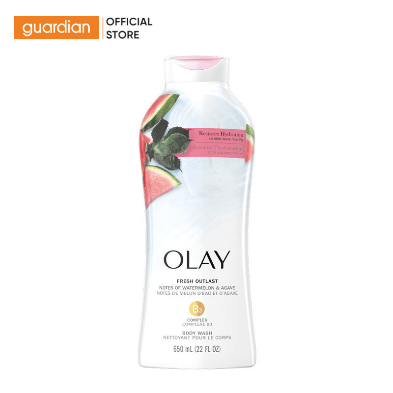 Sữa Tắm Dưỡng Da Olay Dưa Hấu & Cây Thùa 650Ml
