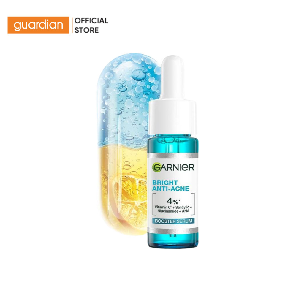 Dưỡng Chất Hỗ Trợ Giảm Mụn Garnier Bright Anti-Acne Booster Serum 15Ml