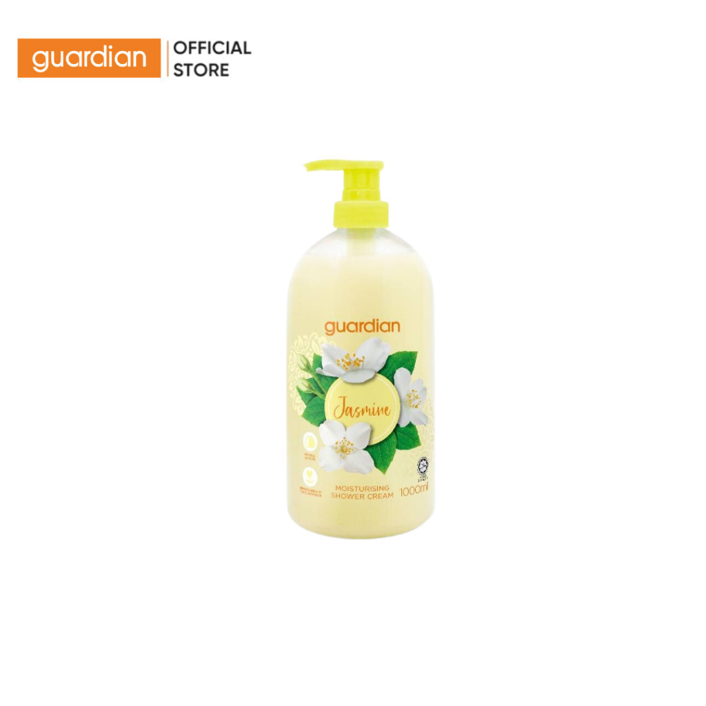 Sữa Tắm Dạng Kem Dưỡng Ẩm Guardian Essential Jasmine Moisturising Shower Cream Hương Hoa Nhài 1000Ml