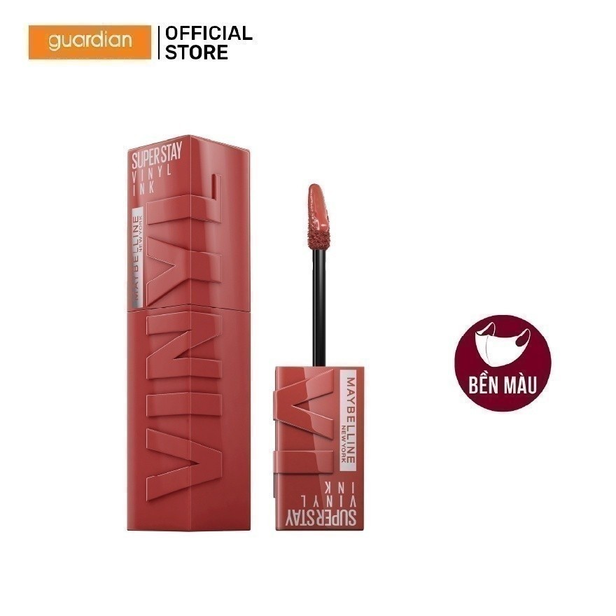 Son Kem Bóng Maybelline Super Stay Vinyl Ink #62 Irresistible Nude Đất 4.2ml