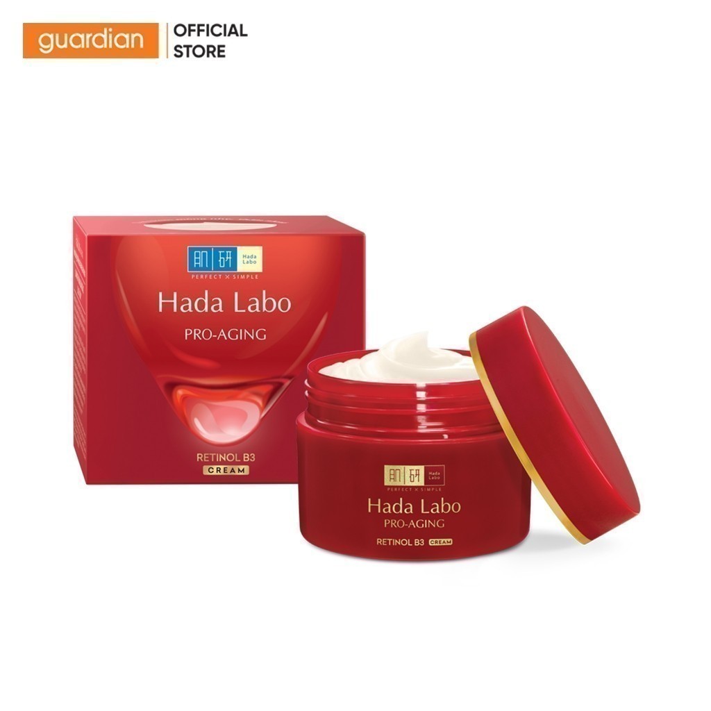 Kem Dưỡng Cải Thiện Lão Hóa Da Pro Aging Retinol B3 Cream Hada Labo 50Gr