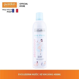 Xịt Khoáng Atomiseur Eau Pure Evoluderm 400ml