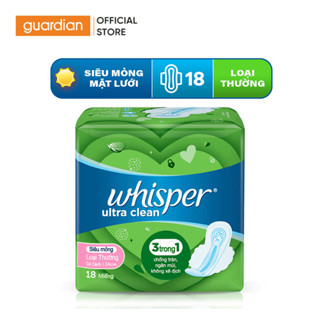 Băng Vệ Sinh Whisper Có Cánh 18 Miếng