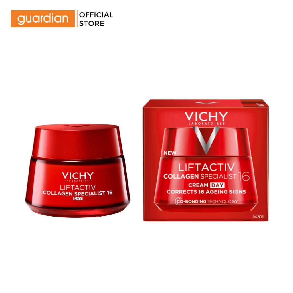 Kem Dưỡng Ban Ngày Vichy Liftactiv Collagen Specialist 16 (Hỗ Trợ Cải Thiện 16 Dấu Hiệu Lão Hóa) 50M