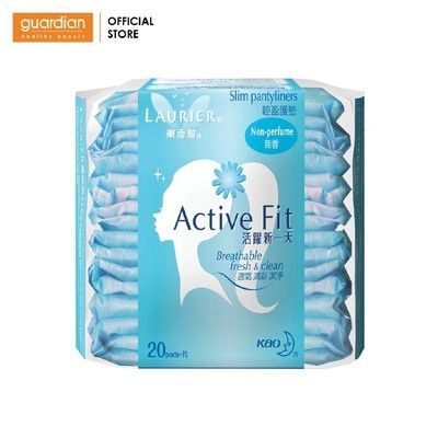 Băng Vệ Sinh Hàng Ngày Không Hương Active Fit Laurier 20 Miếng