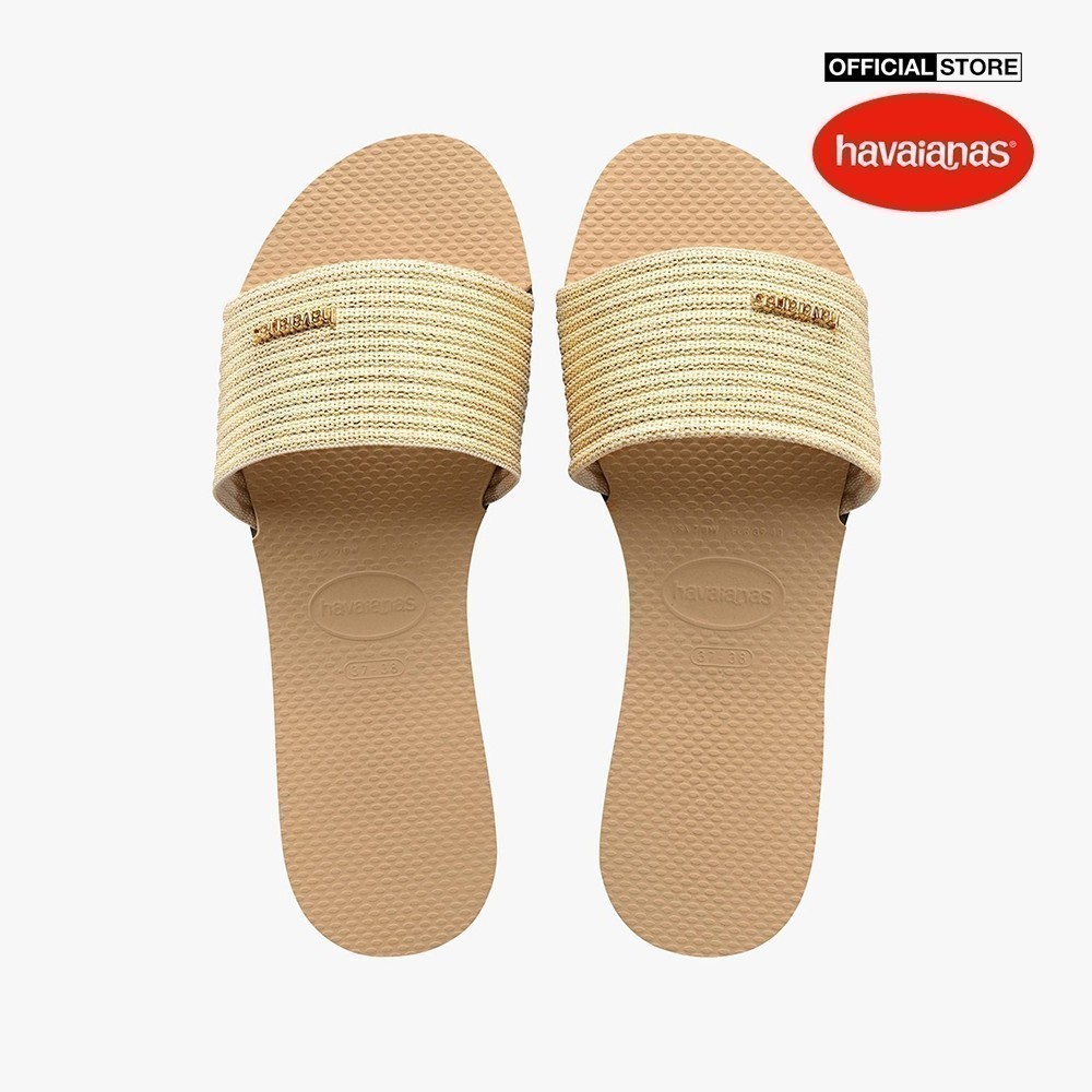 HAVAIANAS - Dép nữ quai ngang You Malta Metall 4147312-0570