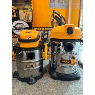 Máy hút bụi dùng pin 20V INGCO CVLI2005E – Thùng inox 30L, lực hút mạnh 8.0KPa, tặng kèm phụ kiện đầy đủ