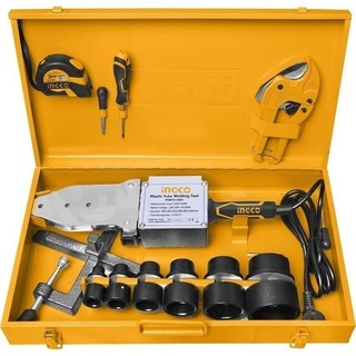 Máy hàn nhiệt ống ppr INGCO PTWT215002, chỉnh nhiệt đến 300°C, hàn nối các loại ống nhựa PVC, HDPE,...