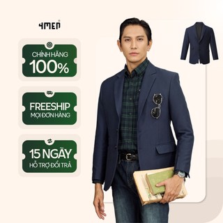 Áo Vest Nam 4MEN Túi Mổ 2 Cơi Form Slimfit AV034 thanh lịch, sang trọng, lịch lãm, đi làm, đi tiệc