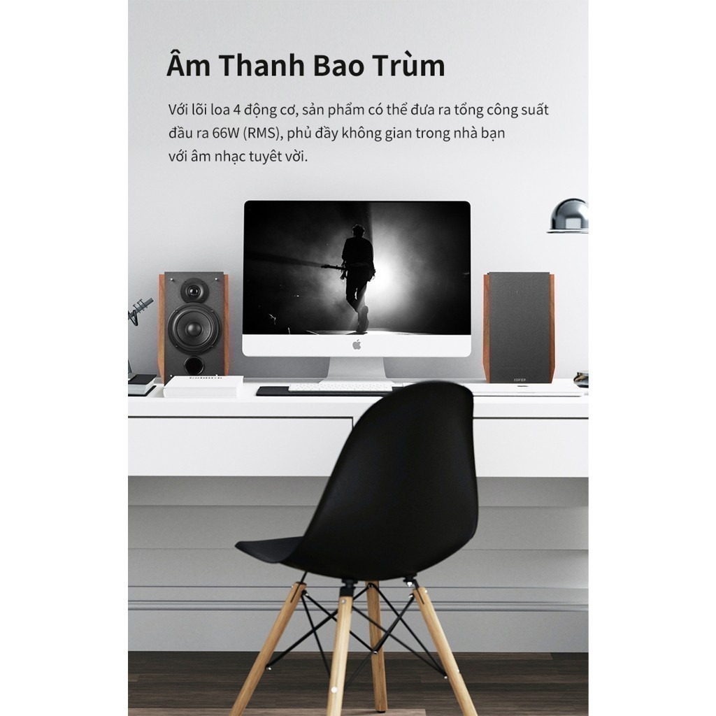 Bộ Loa Bluetooth Bookshelf EDIFIER R1700BTS | Công Suất 66W | Vỏ Gỗ Chất Lượng | Đầu Vào RCA Kép | Bảo Hành 15 Tháng | BigBuy360 - bigbuy360.vn