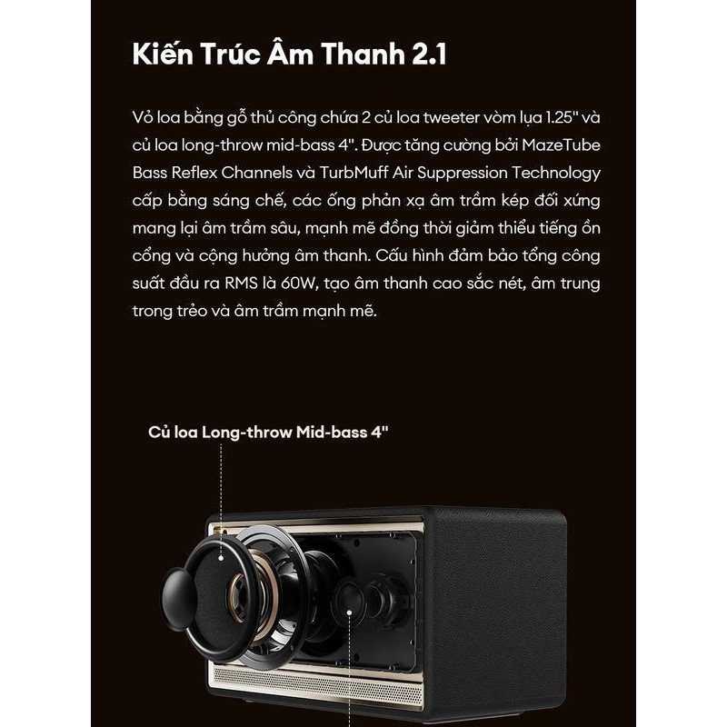 Loa Bluetooth Để Bàn EDIFIER ES300 | Công Suất 60W | Thời Gian Sử Dụng Tới 12H | Tích Hợp Đèn Led | Bảo Hành 15 Tháng | BigBuy360 - bigbuy360.vn