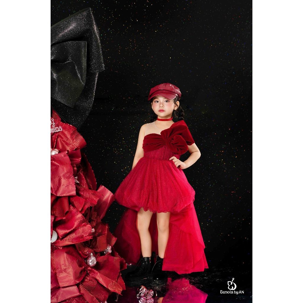 Váy dạ hội nơ ngực đuôi cá - Váy Hồng Tinh - Eunoia by AN