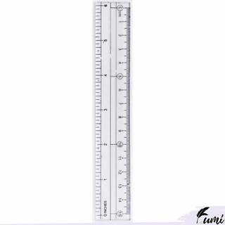 Thước kẻ dài 15cm đồ dùng học tập môn toán, địa lý cho học sinh