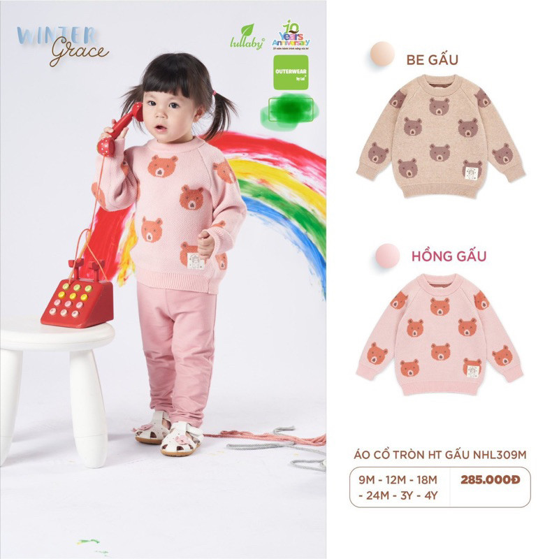 LULLABY - Xả kho áo len Lullaby cho bé trai/bé gái