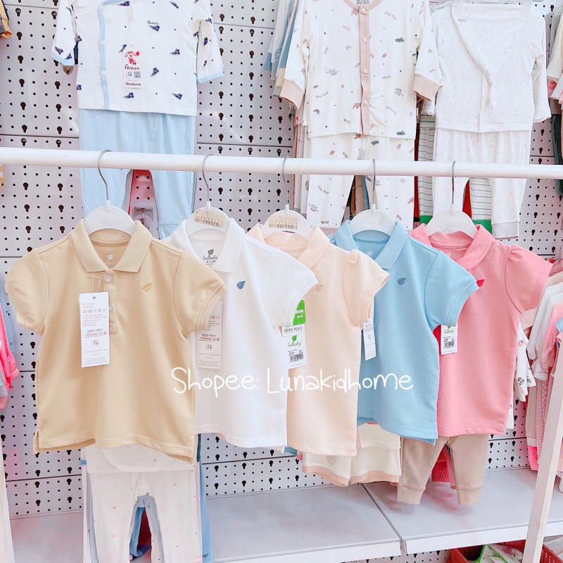 LULLABY chính hãng - Áo polo Lullaby cho bé