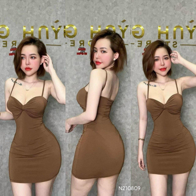Váy Nữ 2 Dây Gợi Cảm Dáng Ngắn, Đầm Body Nữ Chất mềm Bo Ngực Sexy Sang Chảnh Thời Trang D110 LONACO | BigBuy360 - bigbuy360.vn