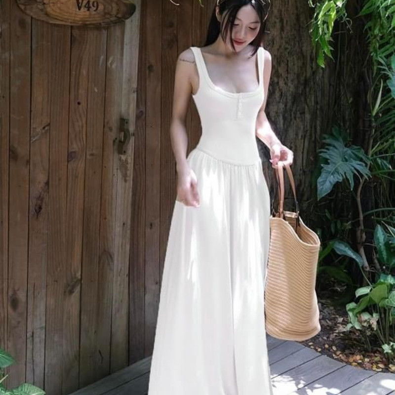 Đầm Body Nữ Dáng Dài 2 Dây D128, Váy Body Nữ Chất Mềm Mịn Cao Cấp Tôn Dáng Sang Chảnh Basic LONACO | BigBuy360 - bigbuy360.vn