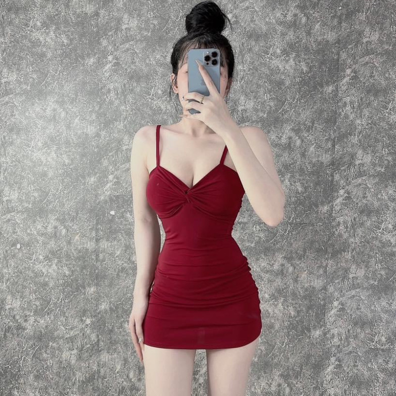 Váy Đầm Nữ 2 Dây Gợi Cảm Dáng Ngắn,Đầm Body Nữ Chất mềm Bo Ngực Sexy Sang Chảnh D110 LONACO | BigBuy360 - bigbuy360.vn