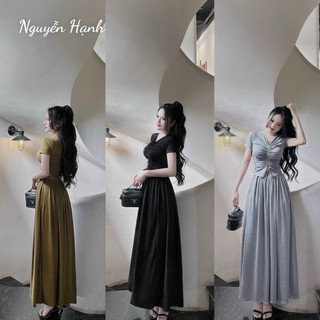 Đầm Body Phom Dài Dáng Xuông  D136, Váy Body Nữ Thời Trang Sang Chảnh Cao Cấp Mới Nhất MOSALA