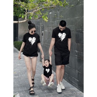 Áo thun trẻ em, áo gia đình cao cấp chất cotton mềm mịn - KA5585