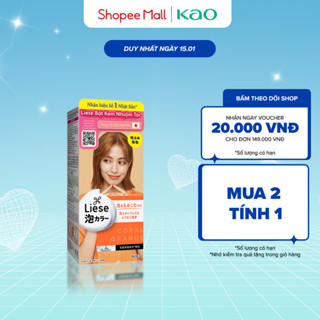  Liese Bọt Kem Nhuộm Tóc Nâu Cam Đất 108ml 