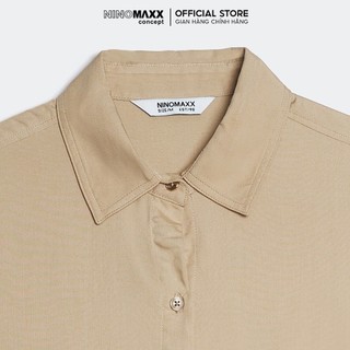  NINOMAXX  Áo Sơ Mi Basic Nữ tay Tay Dài 2312009